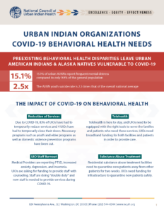 Behavioral Health Policy One Pager thumbnail