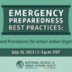 Emergency Preparedness Best Practices: Policies and Procedures for Urban Indian Organizations