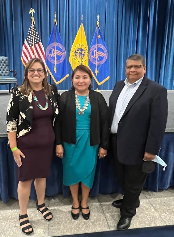 Group photo of Francys Crevier, Roselyn Tso, Walter Murillo