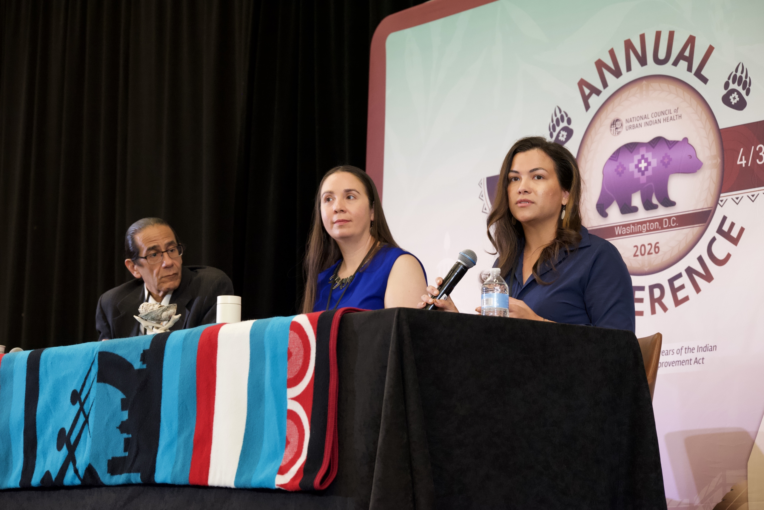 Tara Gray, Tribal Liaison at BAIHP, presenting at the NCUIH 2026 Annual Conference Maternal Health Session, alongside other Subject Matter Experts.