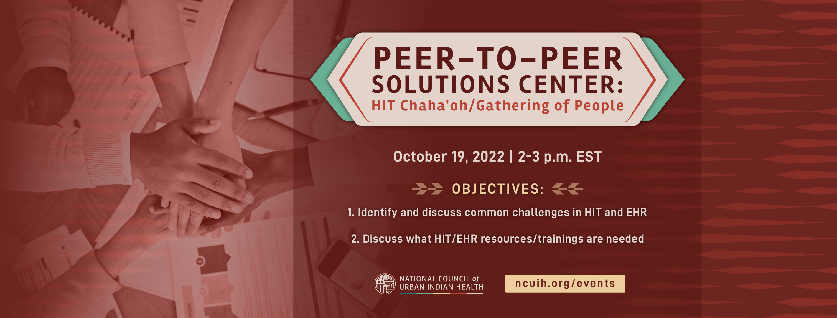 Peer-to-Peer Solutions Center: HIT Chaha'oh/Gathering of People